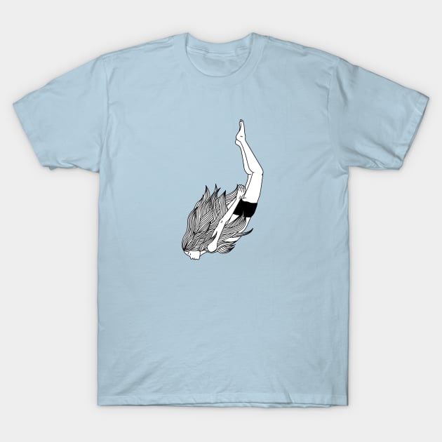 Falling / Raising T-Shirt by Bellosar